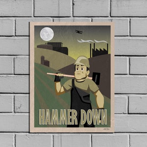 Hammer Down Premium Matte Poster
