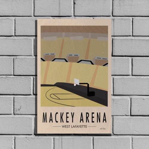 Mackey Arena Premium Mat Poster