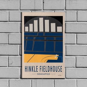 Hinkle Fieldhouse Premium Matte Poster