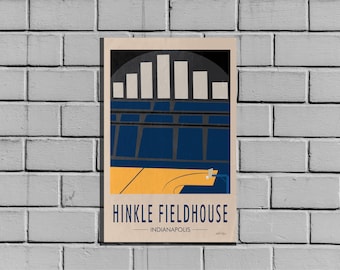 Hinkle Fieldhouse Premium Matte Poster