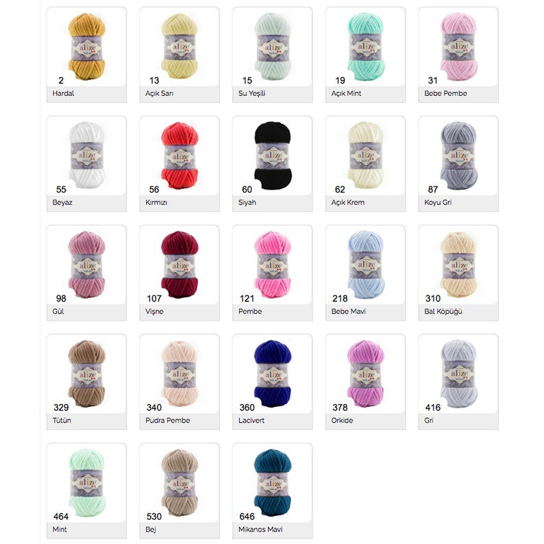 polar baby blanket yarn soft baby yarn Velvet 5 Skeins Alize Velluto Alize Yarns Chunky Chenille yarn Alize Velluto knitting bulky