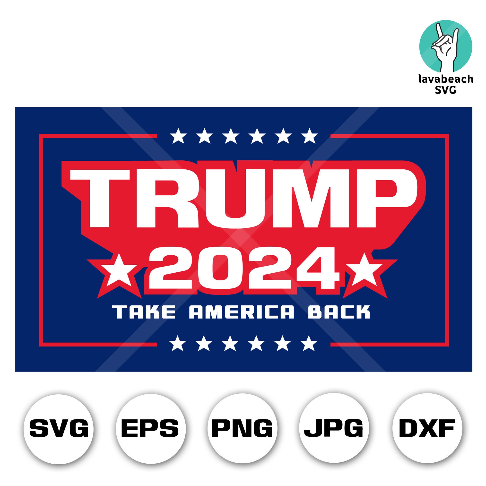 Trump 2024 Svg Trump Svg Trump Flag Svg Trump American Flag Etsy