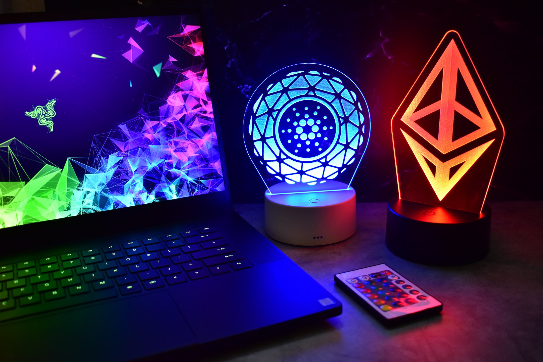 Cardano ADA Glowing LED Art Night Desk Lamp Crypto Elon Musk Bitcoin  Dogecoin Investing Investor Trading Wsb Tendies Amc Ethereum Eth Hodl - Etsy