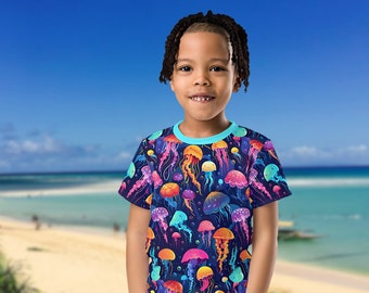 TickleTotz 'Jelly Ballet' Kids' Tee - Soft Stretchy Play Shirt, Bright Dance-Inspired Wear, Comfortable T-shirt for Everyday Fun