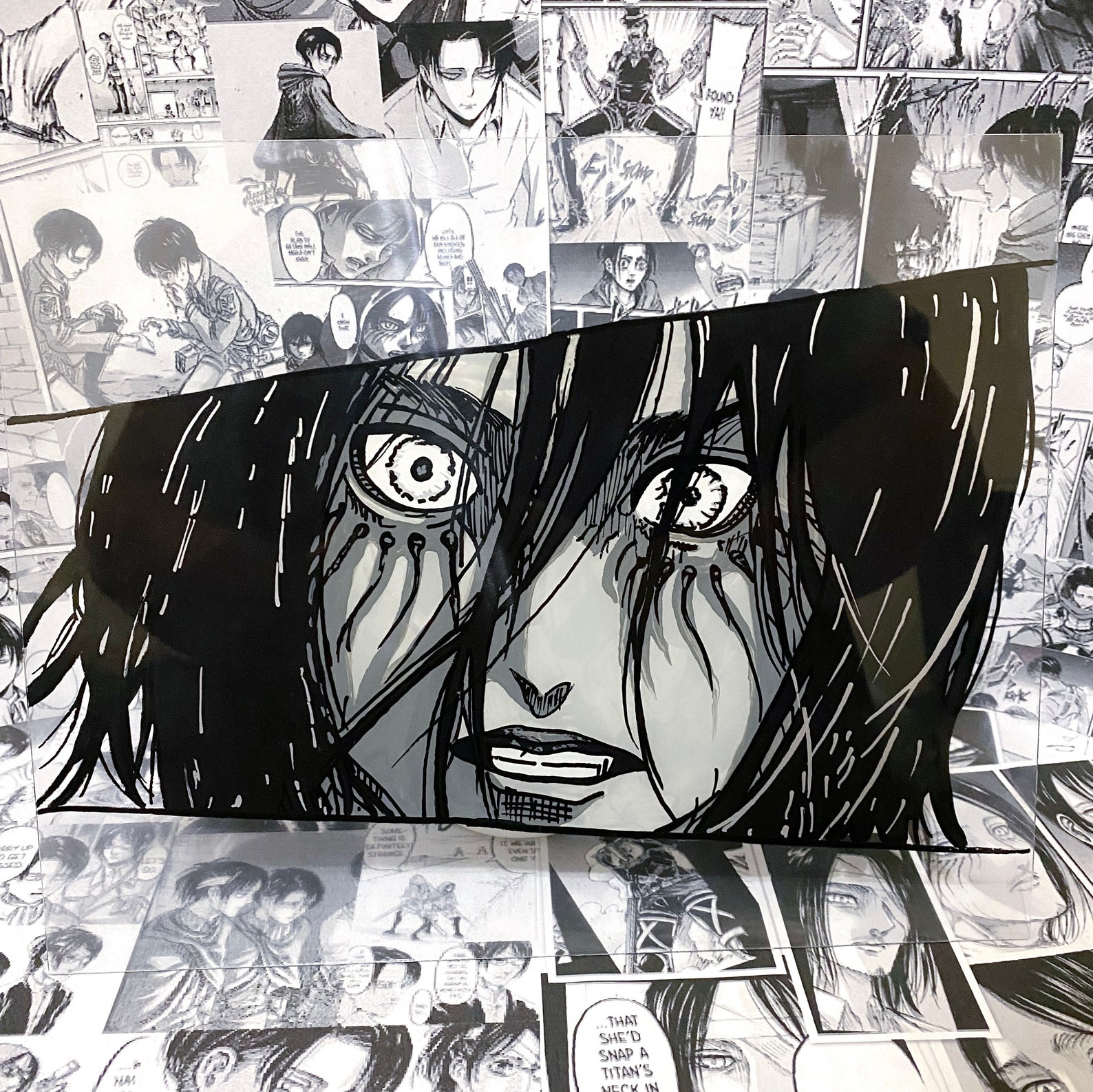 eren yeager painting