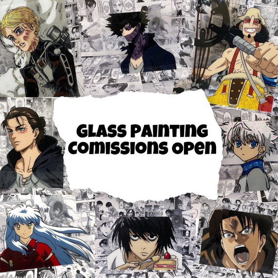 Nana Hachi Anime Glass Painting 