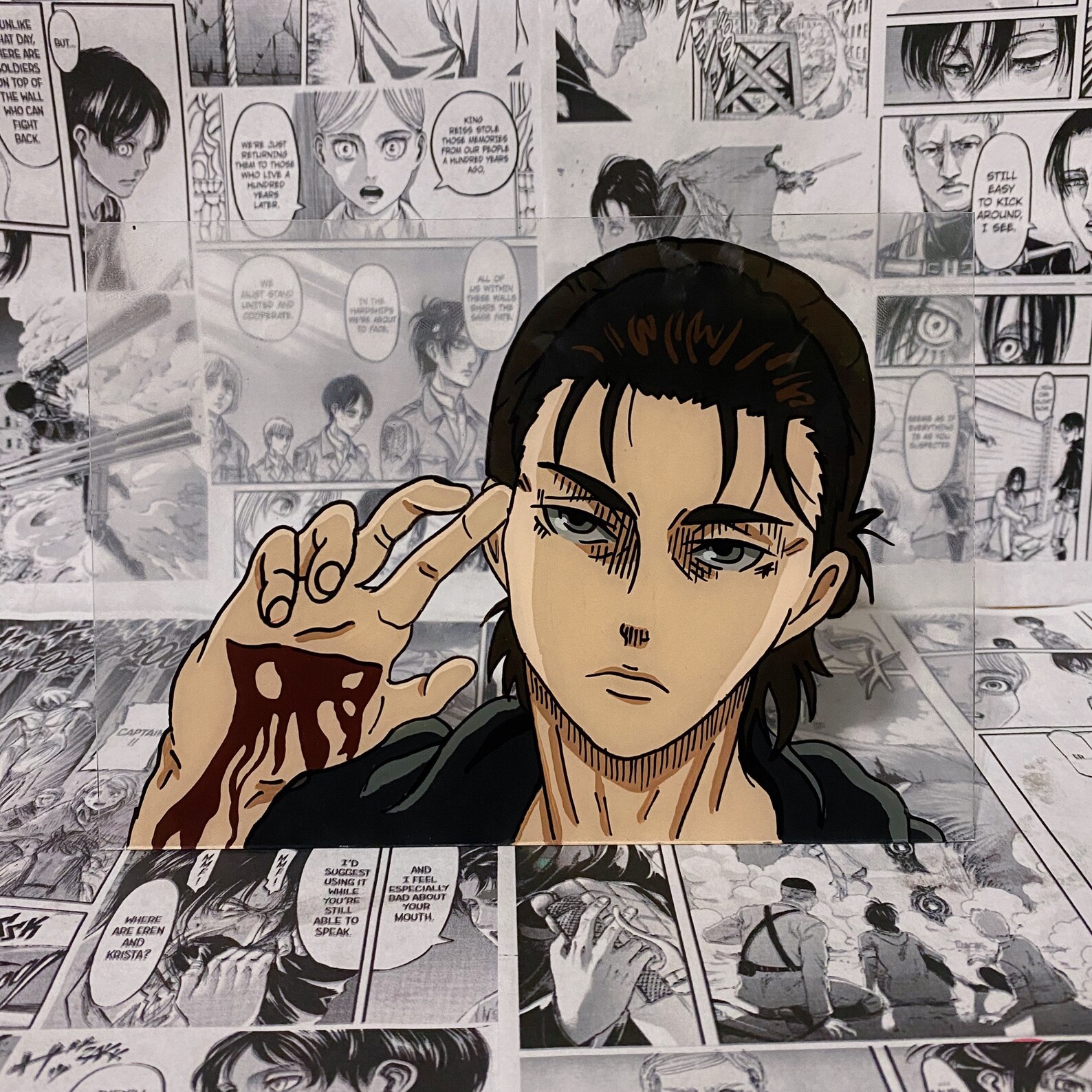 eren yeager painting