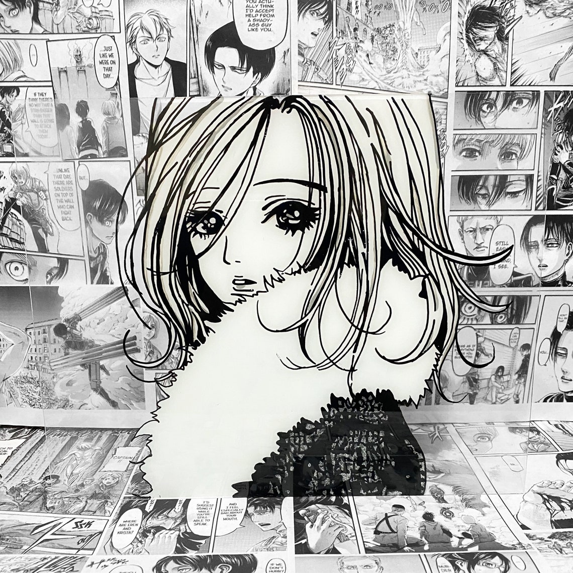 Hachi Nana Anime Glass Painting 8x10 Etsy