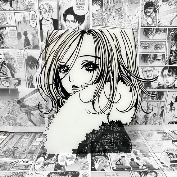 Hachi Nana Anime Glass Painting 8x10 - Etsy 日本