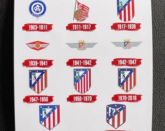 Atletico Madrid Logo Etsy