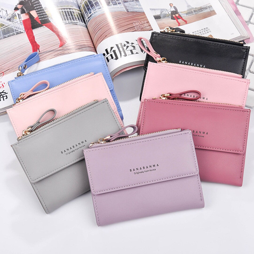 Women's Wallet, Short Wallet, Twofold Wallet, Minimalist Wallet, Wallet for Women, Girl Wallet
