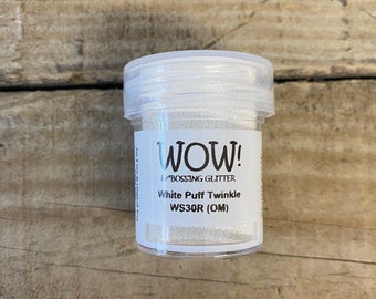 Wow! Glitter Embossing Powder 15ml - White Puff Twinkle