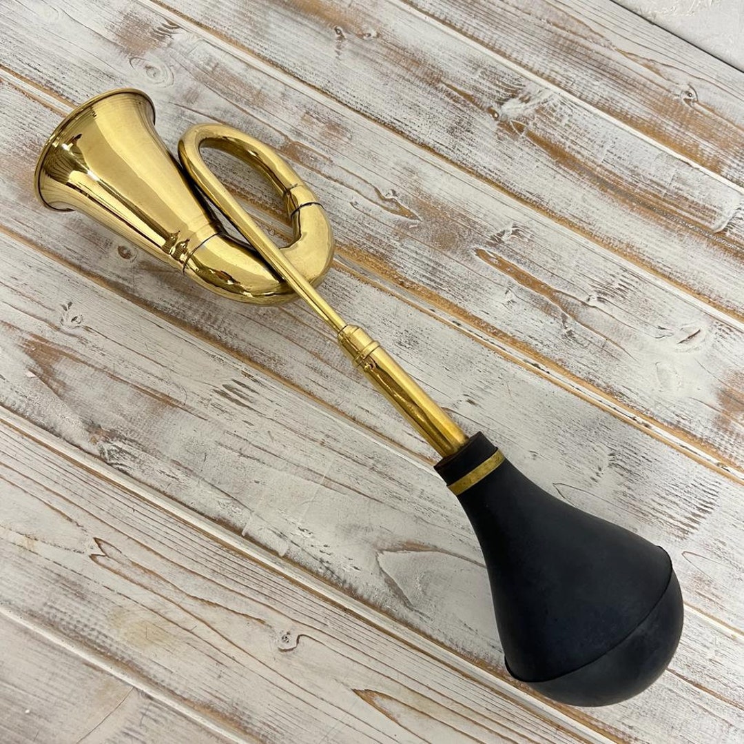 Long Replica Vintage Bulb Honky Horn With Black Rubber