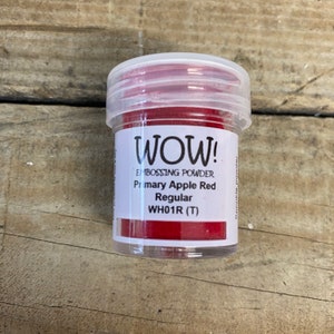 Wow! Embossing Powder 15ml - Regular Grade - Apple Red