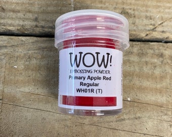 Waouh ! Poudre à embosser 15 ml - Qualité standard - Rouge pomme