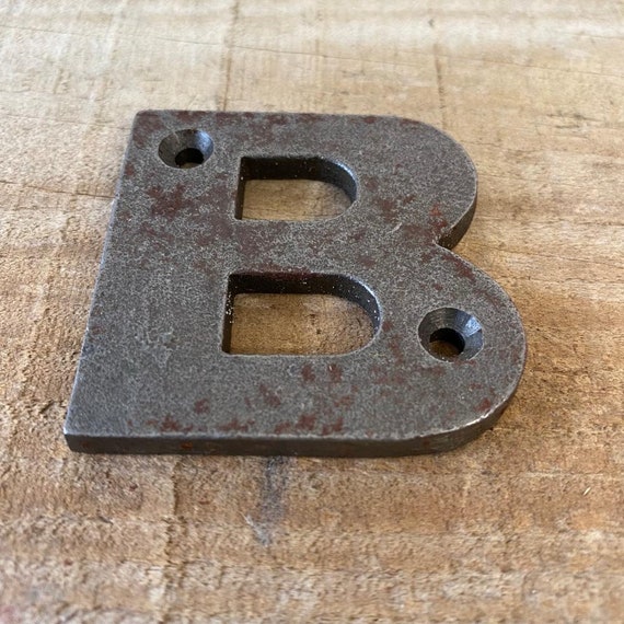 Wrought Iron House Letter B
