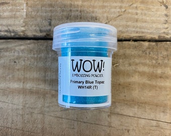 Wow! Embossing Powder 15ml - Regular Grade - Blue Topaz