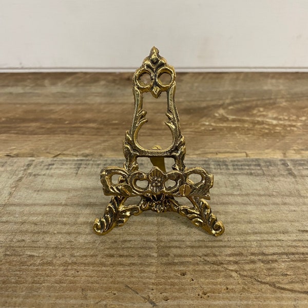 Plate/Picture Holder Display Stand/ Easel - Plate stand - Decorative plate stand - Brass Plate stand
