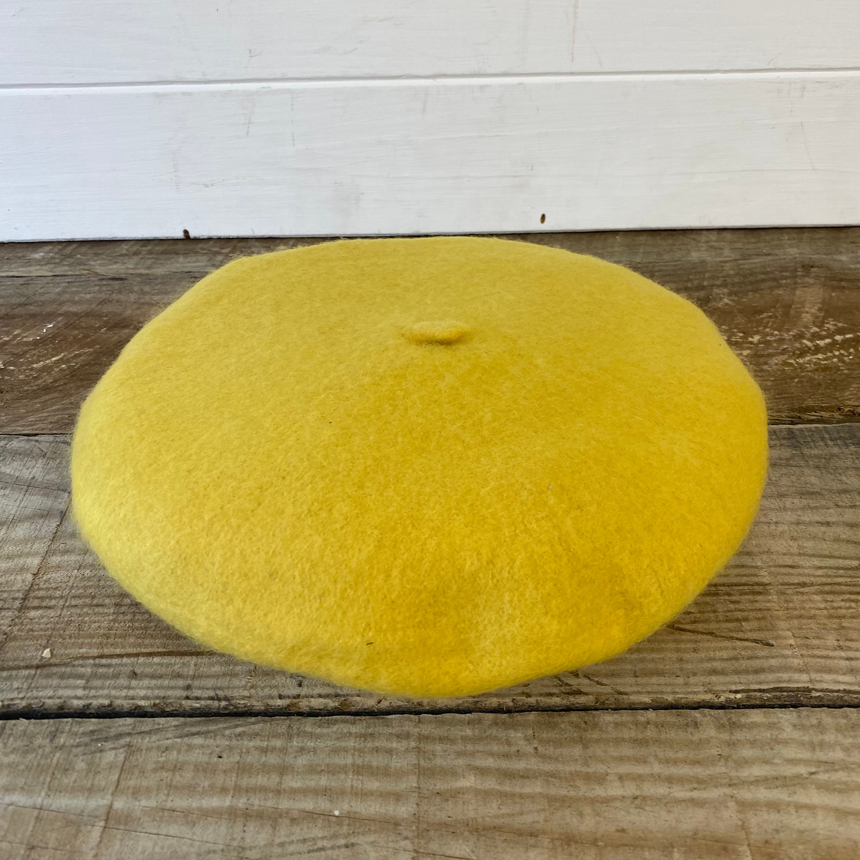 H&m yellow beret top