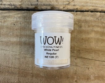 Oh! Polvere per embossing: colore bianco perla - vaso da 15 ml