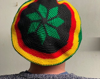 Rastafari Rasta slouchy baret muts hoed