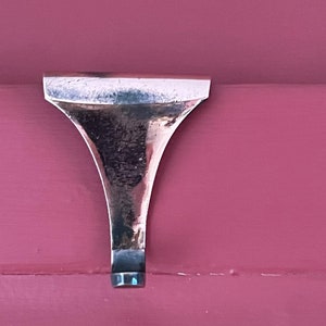 2 Distressed Copper PICTURE RAIL HOOKS 2 Inches / 50mm | Victorian Fittings | Victorian House | Picture Hook | picture rail hangers