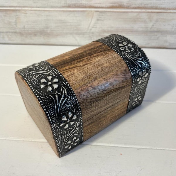 Wood Treasure Chest Etsy