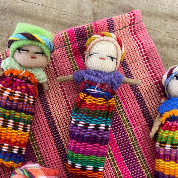 Guatemalan Worry Dolls - Set of 3 Dolls