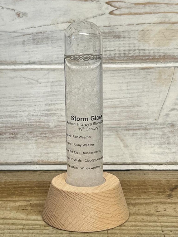 FITZROY STORM GLASS Weather Prediction Desk Ornament Weather Etsy