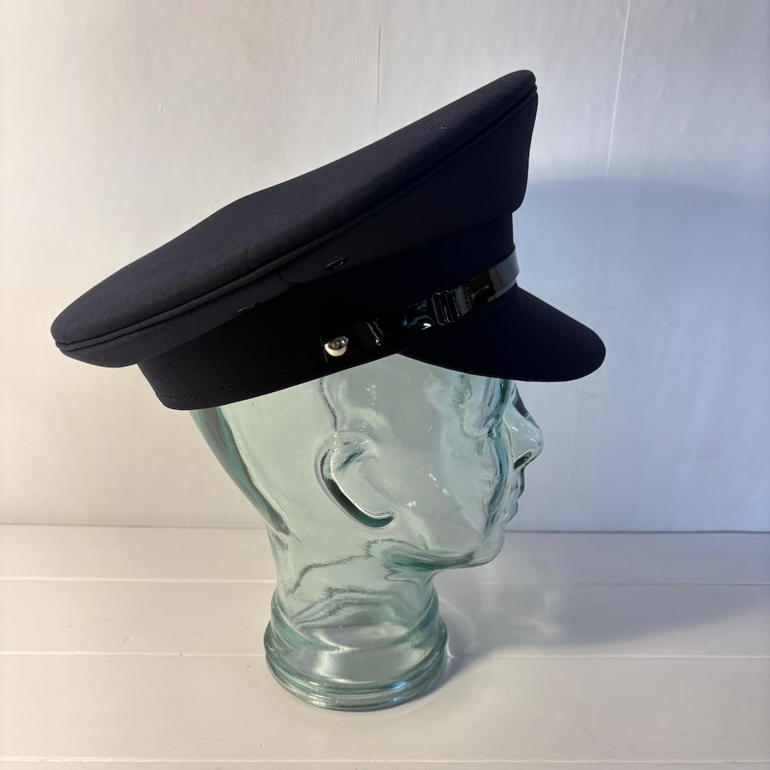 Navy Blue Chauffeur Size 62cm Style Peaked Cap Traditional Style