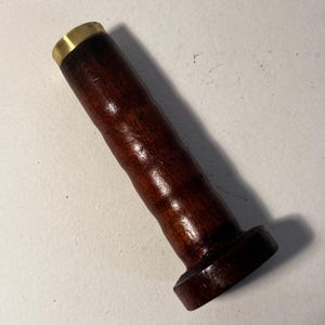 Antique Bobbin Light Pull, upcycled from genuine antique bobbins, vintage bathroom ceiling light switch & pull cord, unique piece of history