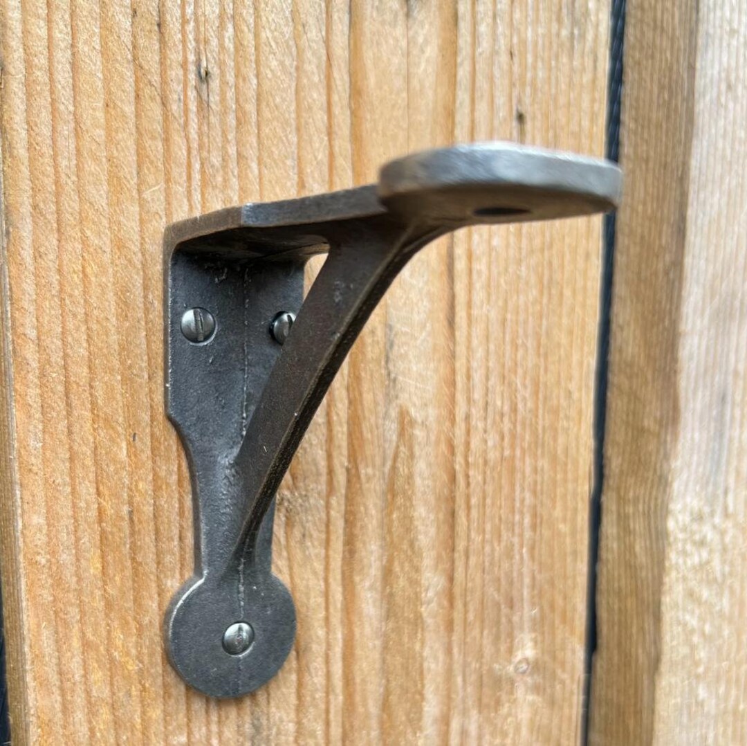 Gallows Penny End SHELF BRACKET 4x4 Inch Grey Cast Iron Heavy Duty Wall