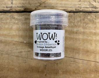 Wow! Glitter Embossing Powder 15ml - Vintage Amethyst