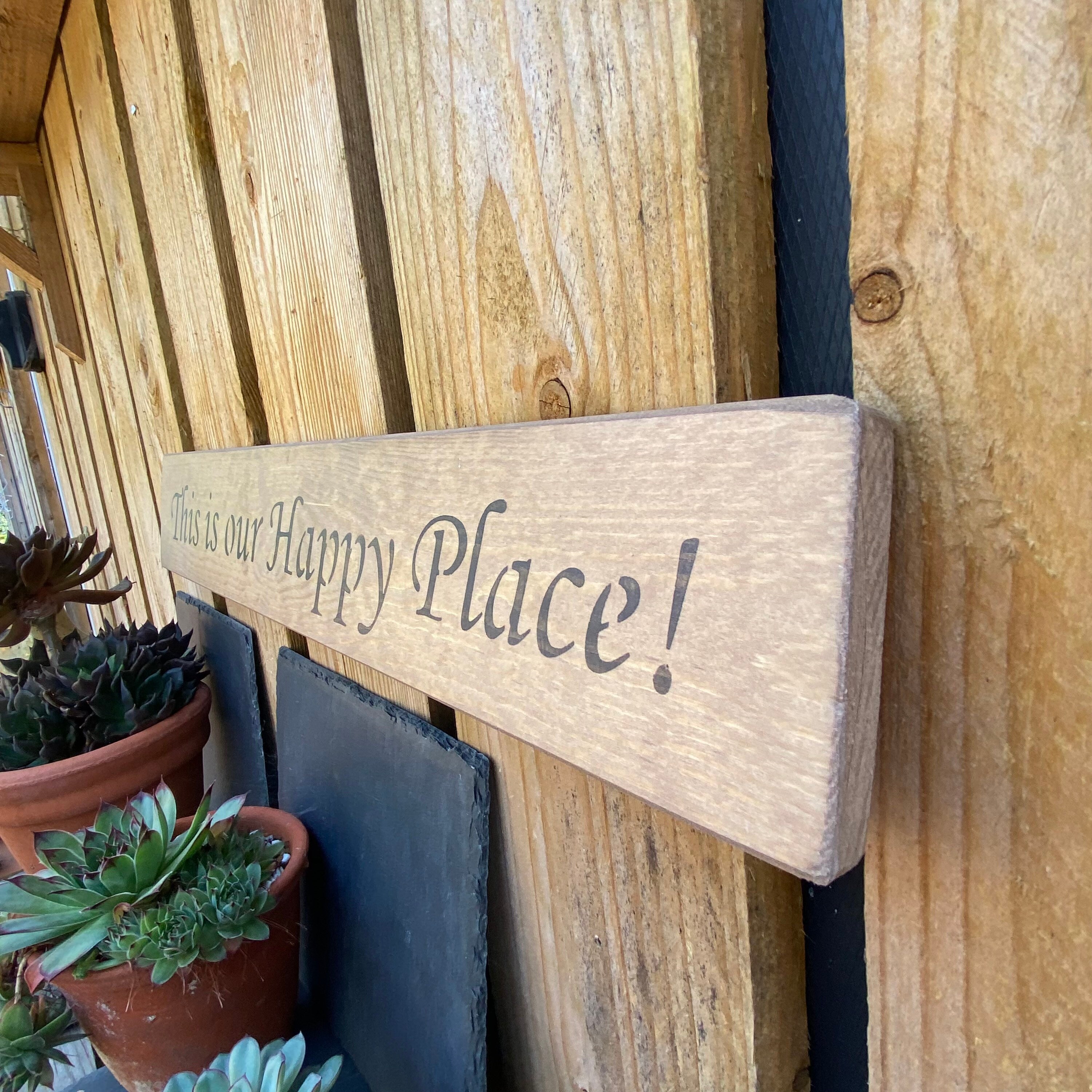 This Is our Happy Place wall plaques / gifts for home decor / Etsy