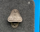 Cast Iron Volkswagen Campervan Splitty Van Wall Bar Mountable Beer Bottle Opener with screws