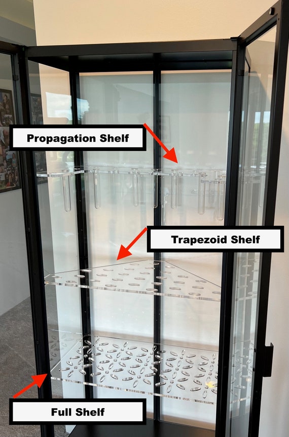 Propagation & Specialty Acrylic Shelves for Milsbo Tall IKEA