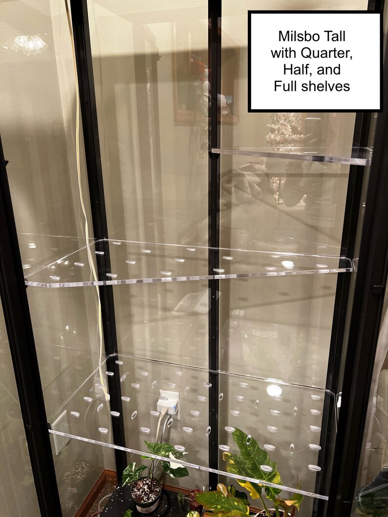 Set of Shelves for IKEA Milsbo Tall Indoor Greenhouse Etsy