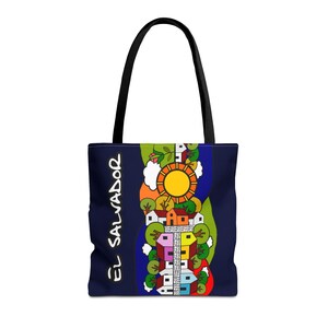 El Pueblo Tote Bag | El Salvador | Perfect gift for any ocation | high-quality polyester image 2