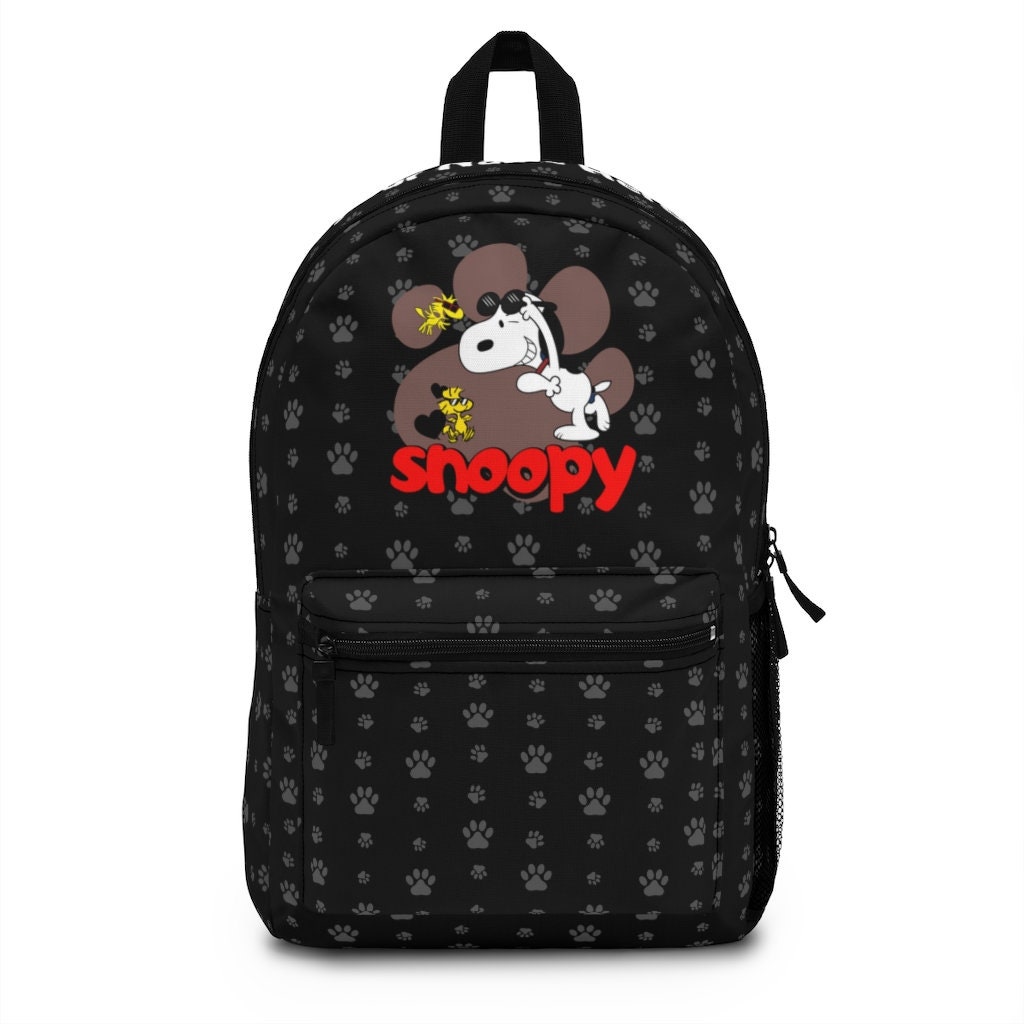 Mochila Snoopy / Nombre Personalizable / Un Compartimento Interior