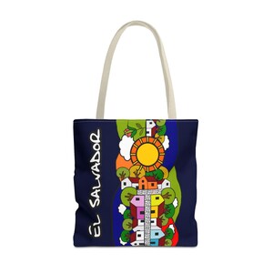 El Pueblo Tote Bag | El Salvador | Perfect gift for any ocation | high-quality polyester image 6