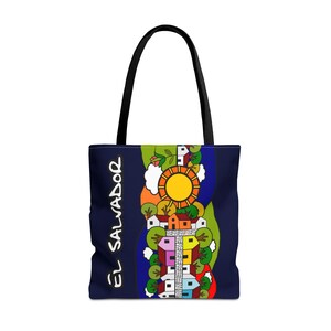 El Pueblo Tote Bag | El Salvador | Perfect gift for any ocation | high-quality polyester image 3