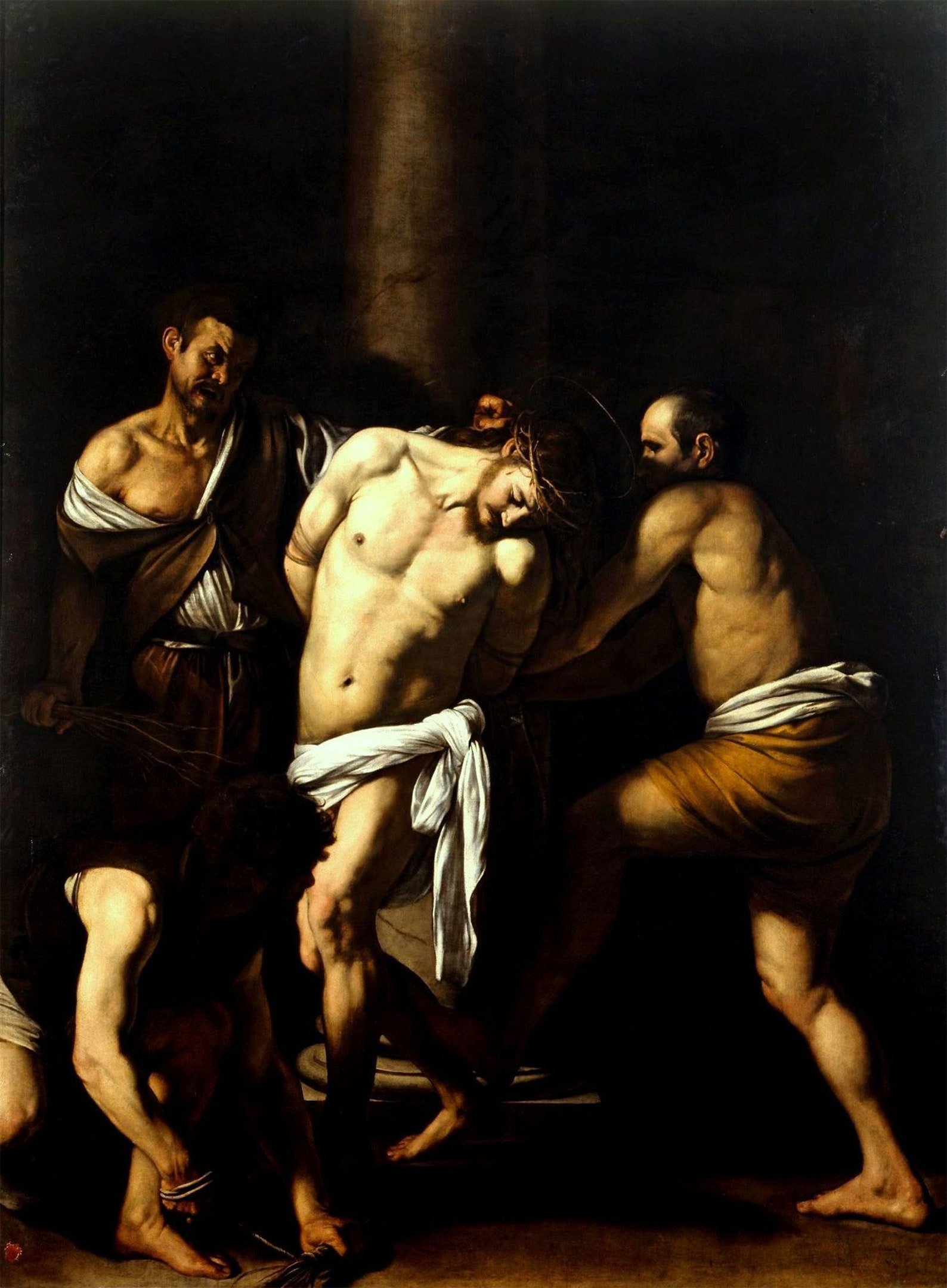 Flagellation of Christ Caravaggio Painting Vintage Poster Wall Etsy