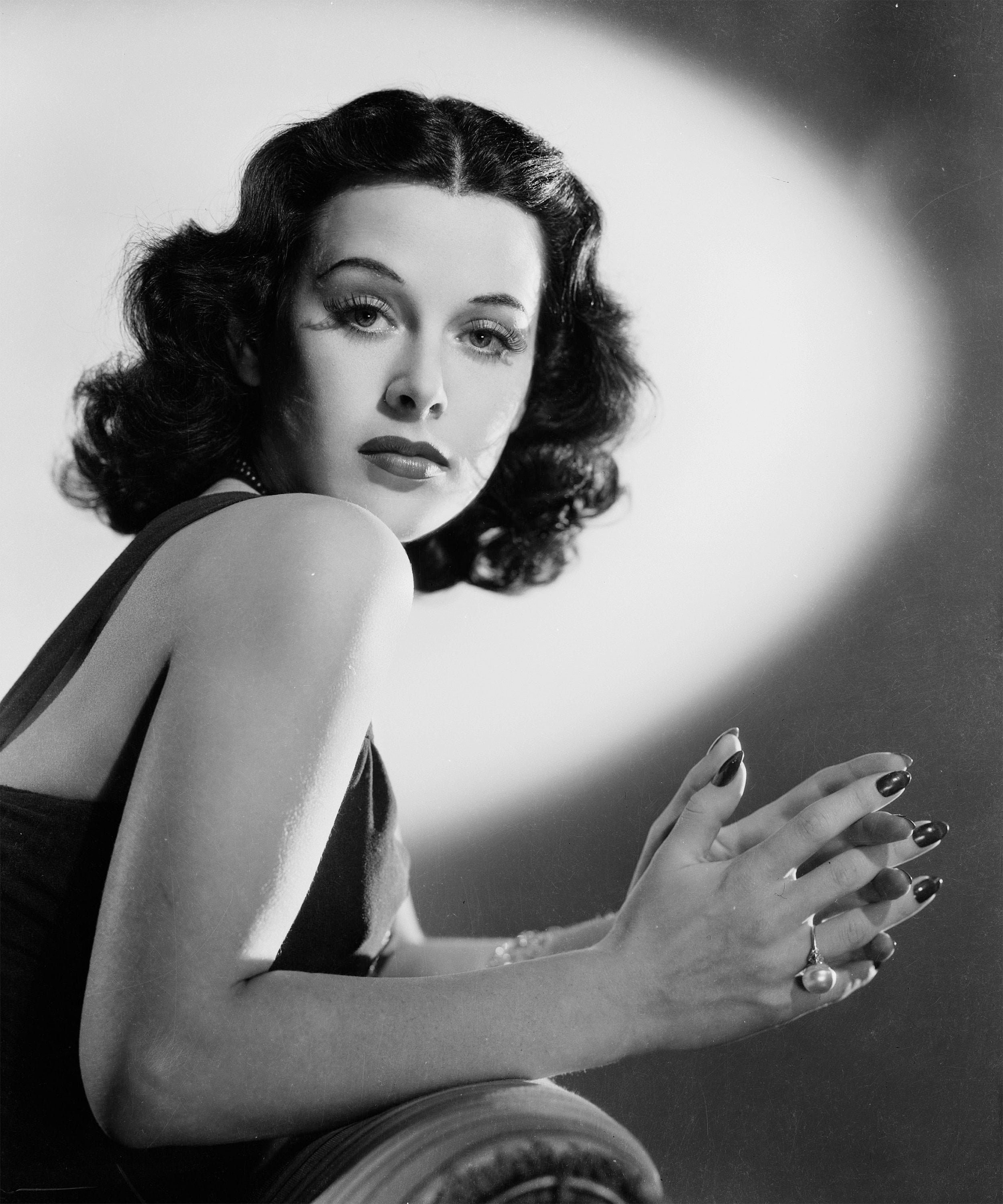 Hedy Lamarr Elegant Movie Actor USA Portrait Vintage Poster Etsy