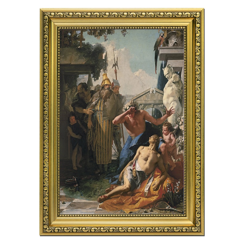 The Death of Hyacinthus Giovanni Battista Tiepolo Vintage Etsy
