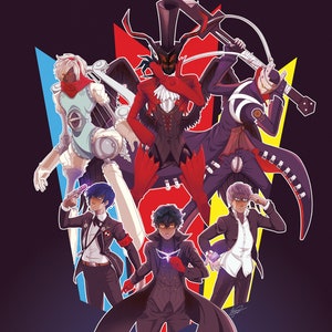 Persona - Protagonistes Imprimer