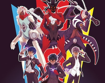 ペルソナ4 ボックスアート - ポスター 13x19 - Etsy 日本