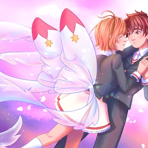 Cardcaptor - Sakura und Syaoran Print