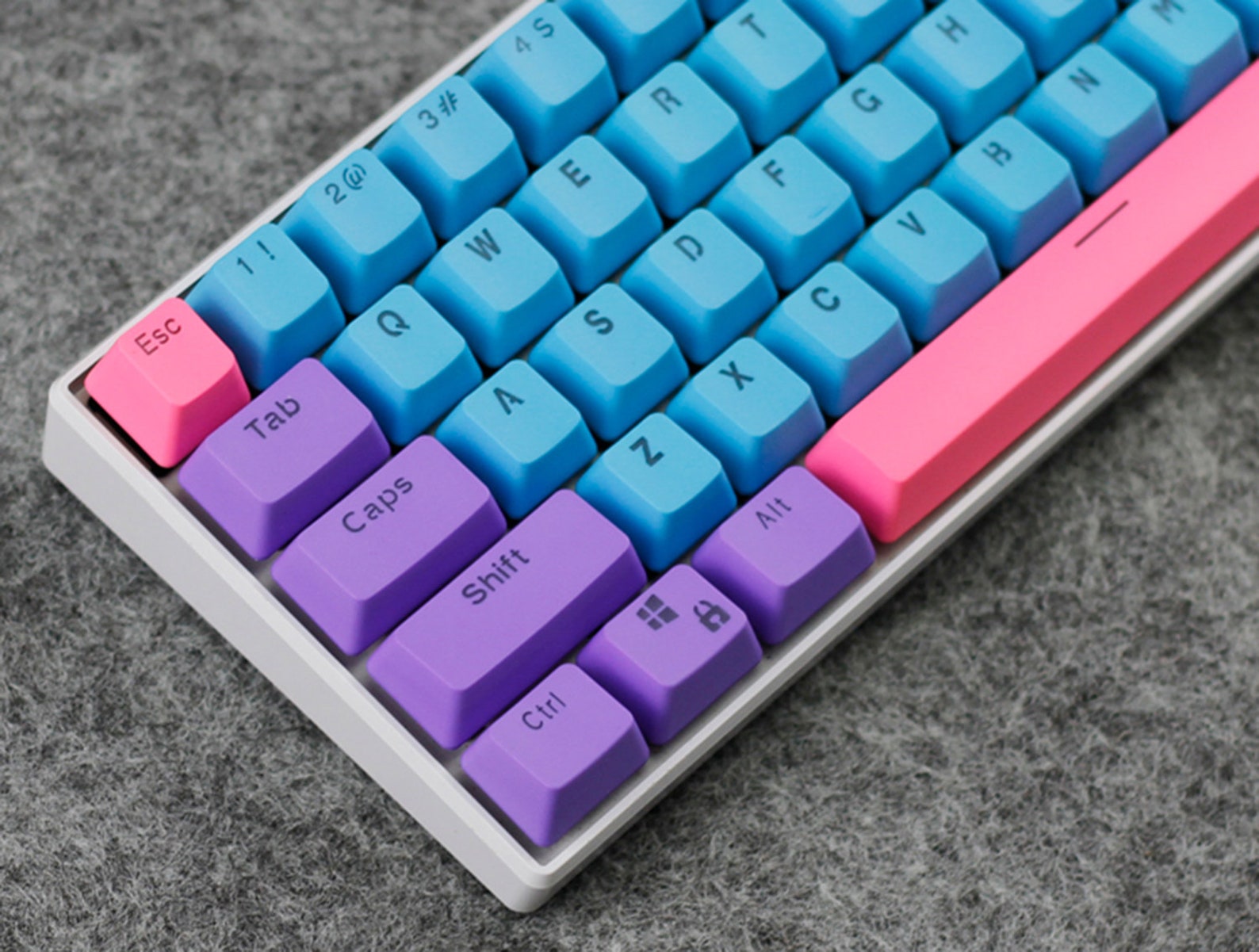 Blaue KeycapSet OEM Keycap Set 60 KeycapSet PBT Etsy