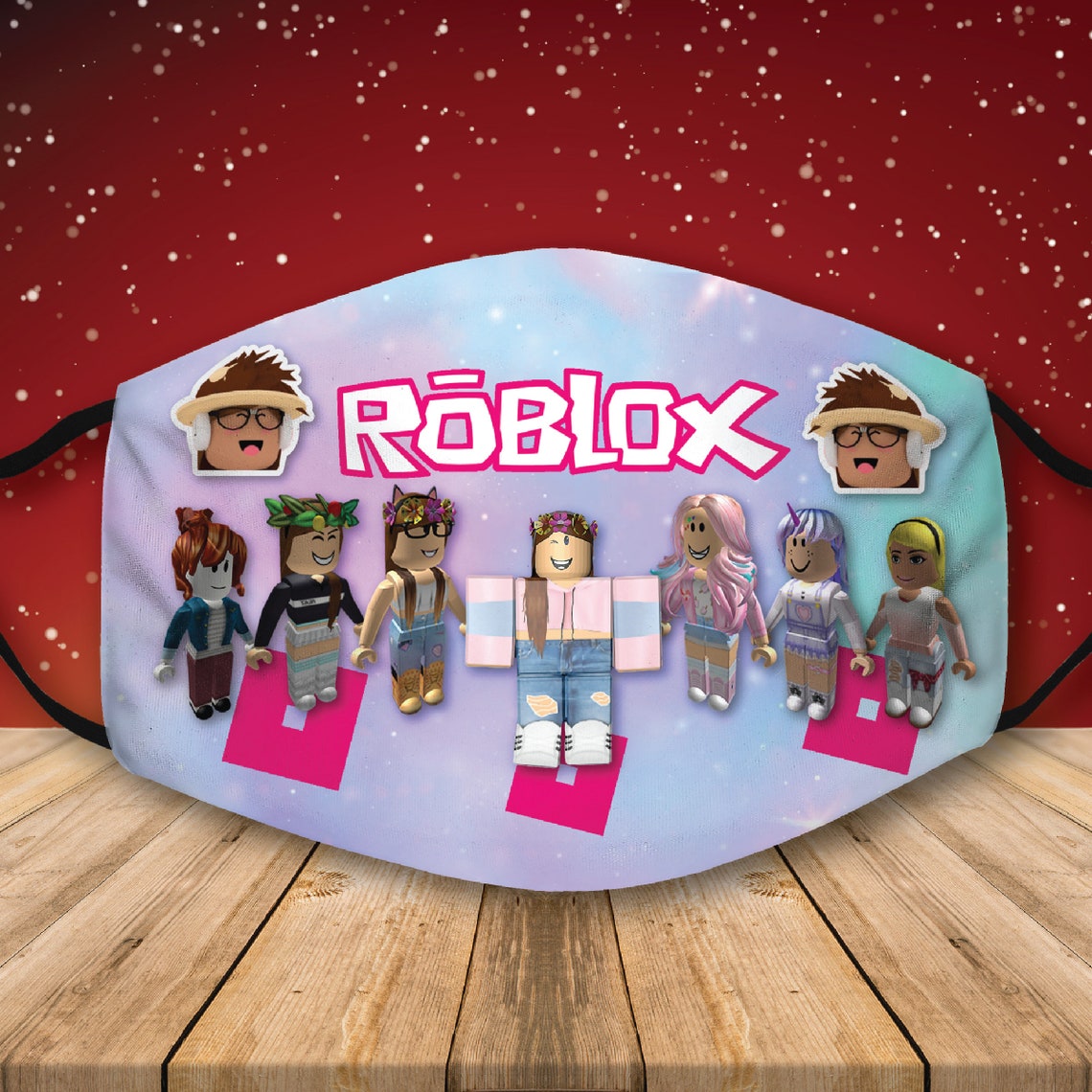 Roblox Girl Roblox Girl Face Mask Roblox Girl Face Mask For Etsy