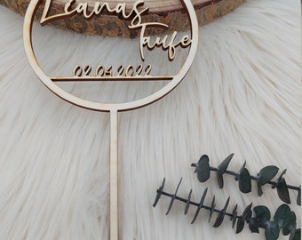 Cake Topper Baptism, Cake Plug, Communion, Confirmation, Personalized